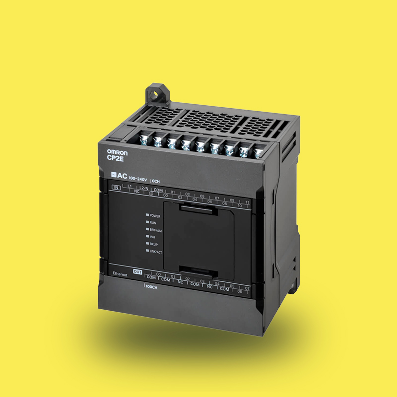 CP2EN20DT1D | Micro PLC con 12 Entradas Digitales y 8 Salidas Transistor, Comunicación Ethernet, PNP, 24 V CC de Omron