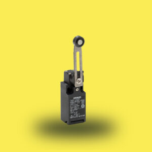 D4N112G | Final de Carrera de seguridad con palanca de rodillo ajustable, 1NC/1NO, acción brusca, IP67, carcasa plástica, entrada PG13.5 de Omron