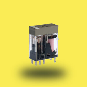 G2R2SNI24ACSNEW | Relé electromecánico de 2 polos, bobina 24 V CA, con LED, indicador mecánico y palanca de prueba de Omron