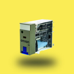 G2R2SNI24DCSNEW |Relé electromecánico de 2 polos, bobina 24 V CC, con LED, indicador mecánico y palanca de prueba de Omron