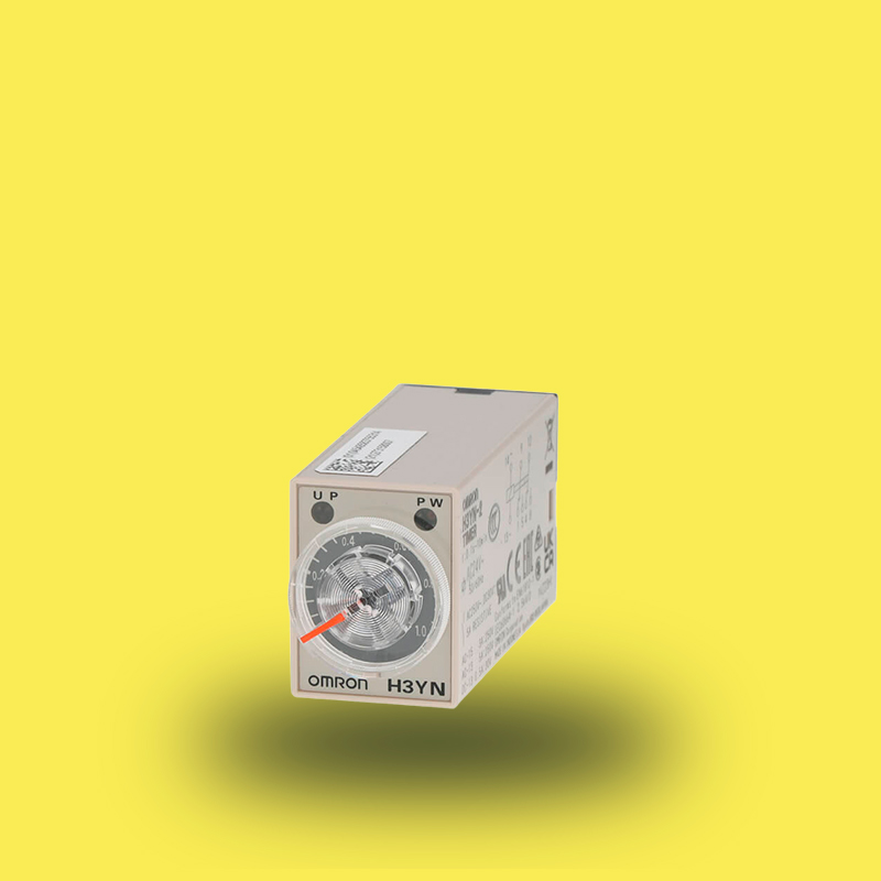 H3YN2AC24OMI | Mini temporizador electrónico multifunción 8 pines, 4 modos, 24 VCA, salida DPDT de Omron