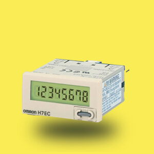 H7ECNOMI | Contador digital totalizador, pantalla LCD de 8 dĂgitos, alimentaciĂłn por baterĂa, montaje en panel de Omron