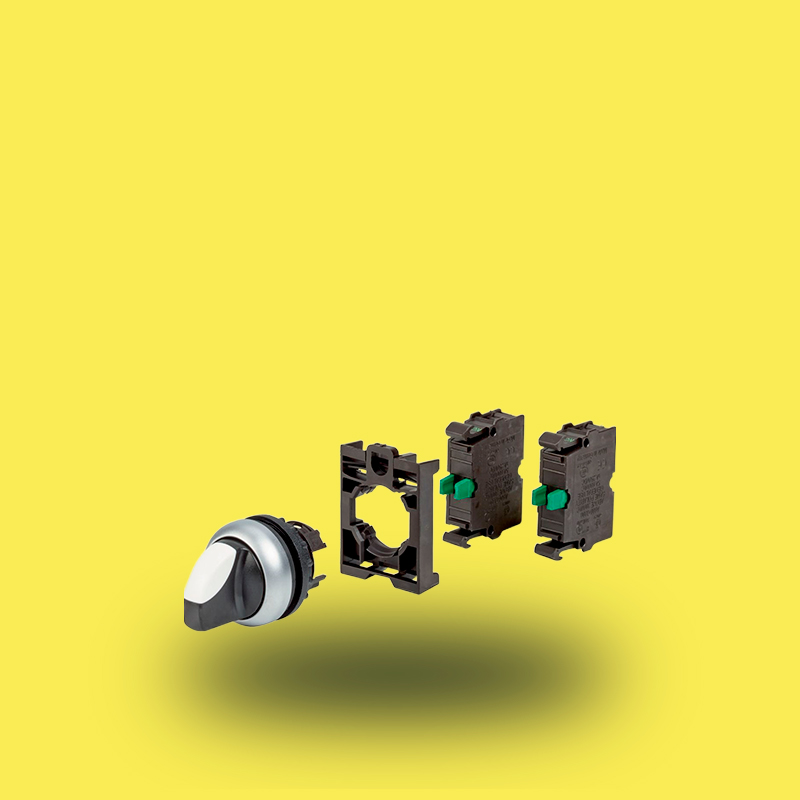 216847 | Actuador de Interruptor Selector Iluminado M22-WRLK3-G de Eaton