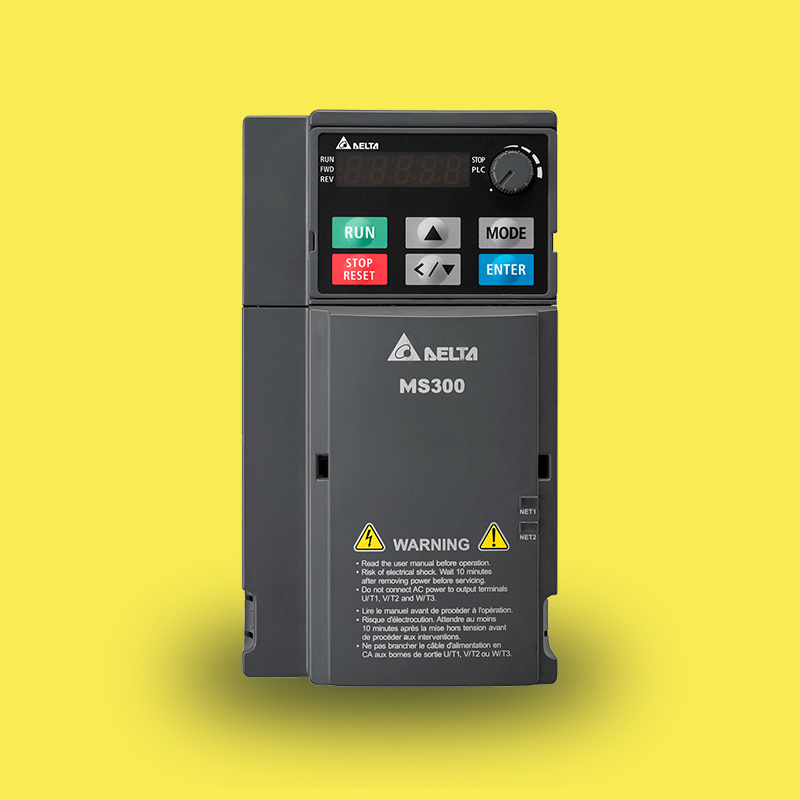 VFD5A5MS43AFSAA | variador MS300 2.2KW 3X400V 5.5A vectorial con filtro de Delta